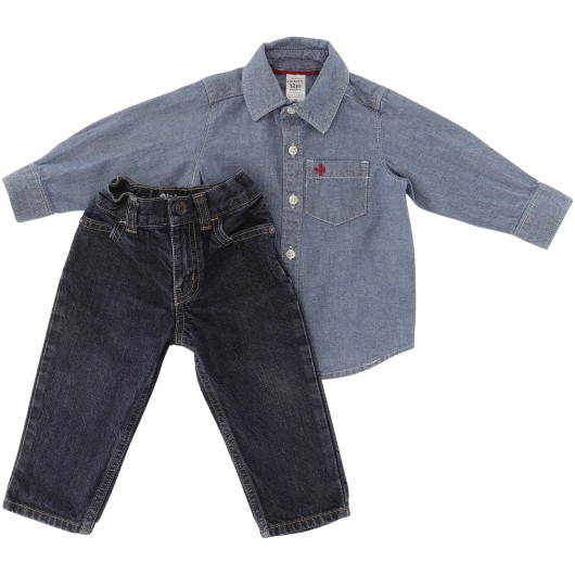 Carter's Bgosh Denim Outfit 12M