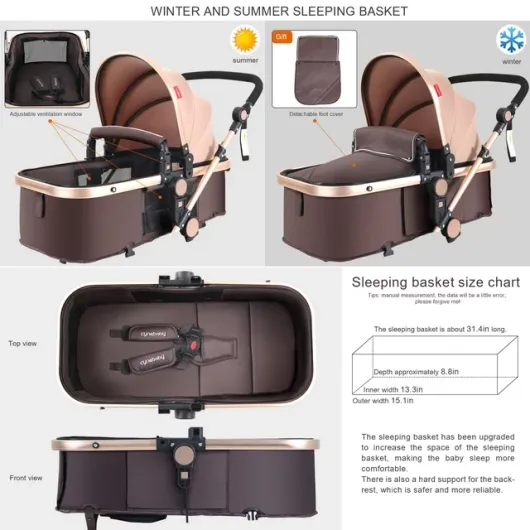 Sweepstakes 7-31-2025 Cynebaby Lycra Brown Stroller Sweepstakes 7-31-2025 Cynebaby Lycra Brown Stroller