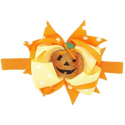 Baby Essentials Girls Orange/Yellow Headband