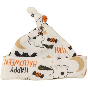 Baby Starters Gender Neutral White Beanie Hat