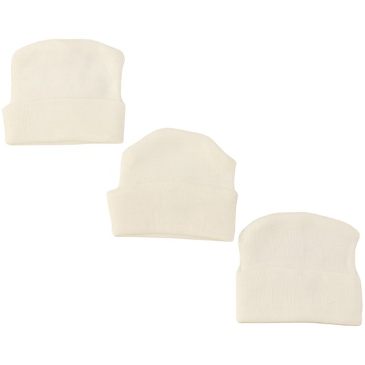 Unbranded Gender Neutral White Beanie Hat