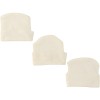 Unbranded Gender Neutral White Beanie Hat