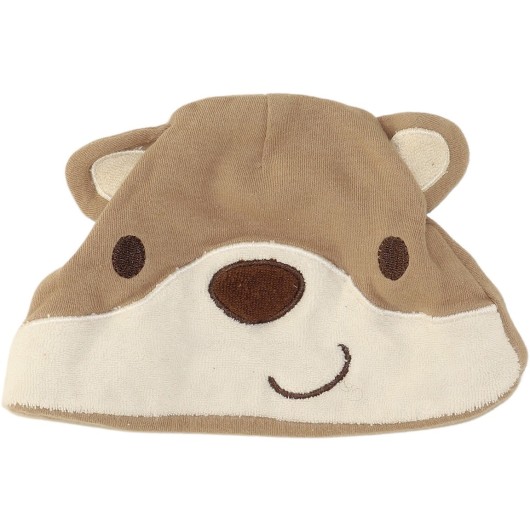 Tagies Gender Neutral Brown Beanie Hat