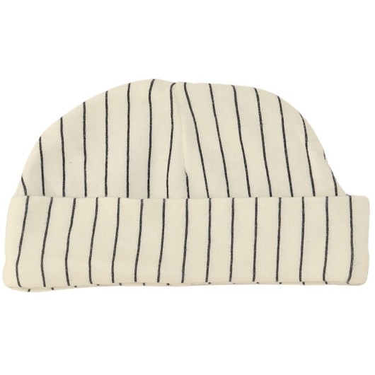 Little Treasure Gender Neutral White Beanie Hat Little Treasure Gender Neutral White Beanie Hat