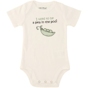 A Pea In The Pod Girls White Onesie