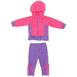Adidas Girls Pink/Purple Sweat Suit