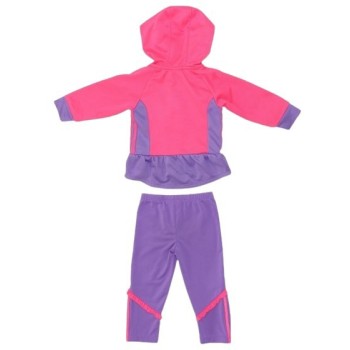 Adidas Girls Pink/Purple Sweat Suit Adidas Girls Pink/Purple Sweat Suit