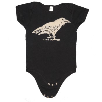 American Apparel Boy's Black Onesie