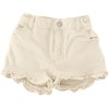 Childrens Place Girls Cream Shorts