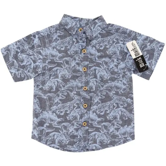 Mick Mack Boys Blue Short Sleeve