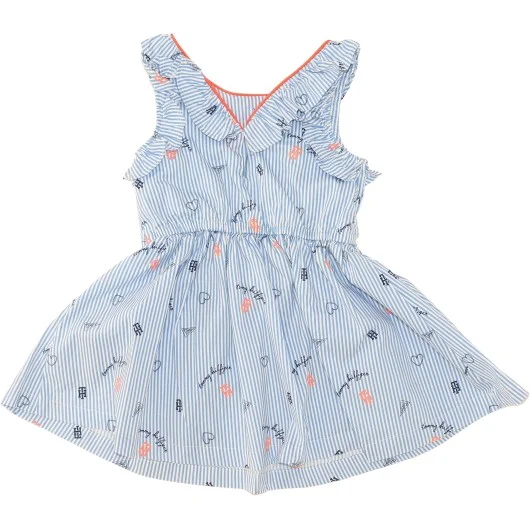 Tommy Hilfiger Girls Blue/White Dress