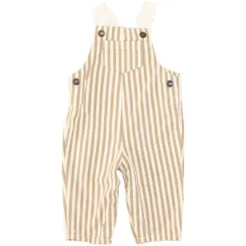 Carter's Girls Brown/White Overalls