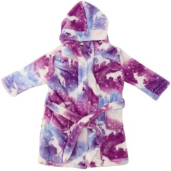 Unbranded Girls Multi-Color Robe