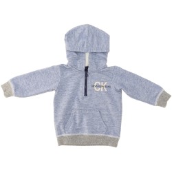 Calvin Klein Gender Neutral Blue Hoodie