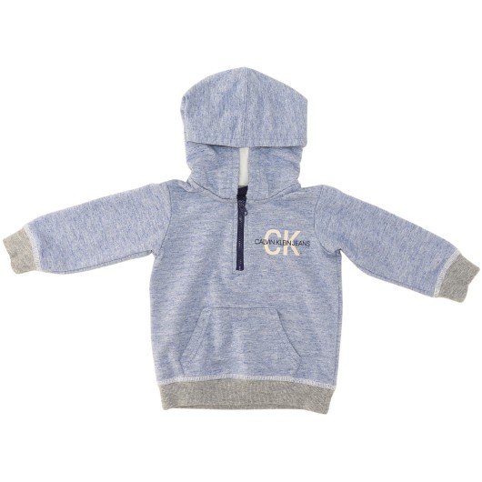 Calvin Klein Gender Neutral Blue Hoodie