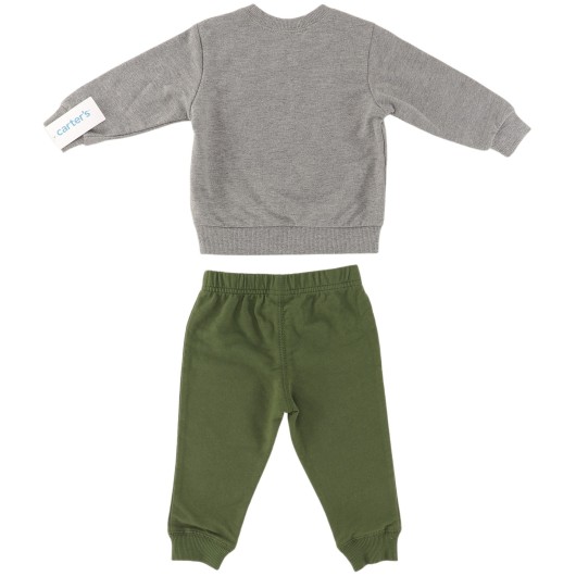 Carter's Boys Grey/Green Set