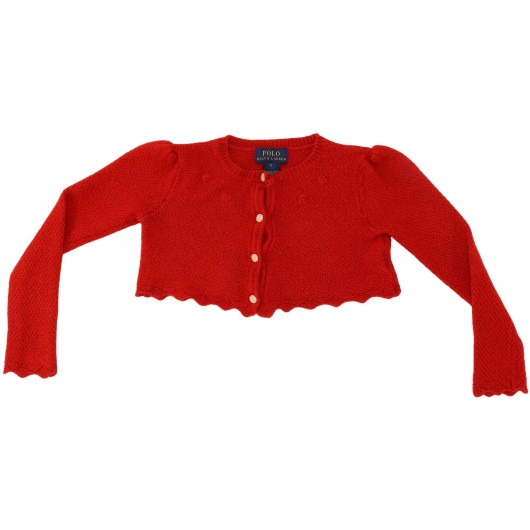 Ralph Lauren Girls Red Sweater