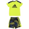 Adidas Boys Yellow/Multi-Color Activewear Set
