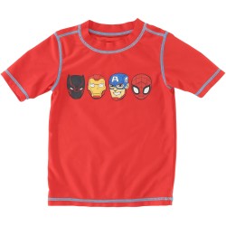 Marvel Boys Red Short Sleeve