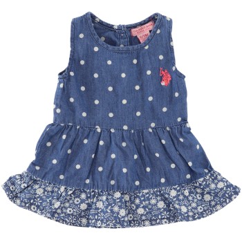 US Polo Assn Girls Blue Dress US Polo Assn Girls Blue Dress