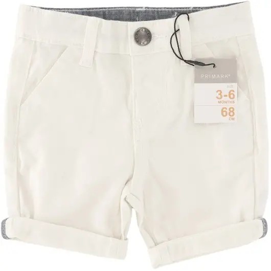 Primark Boys White Shorts