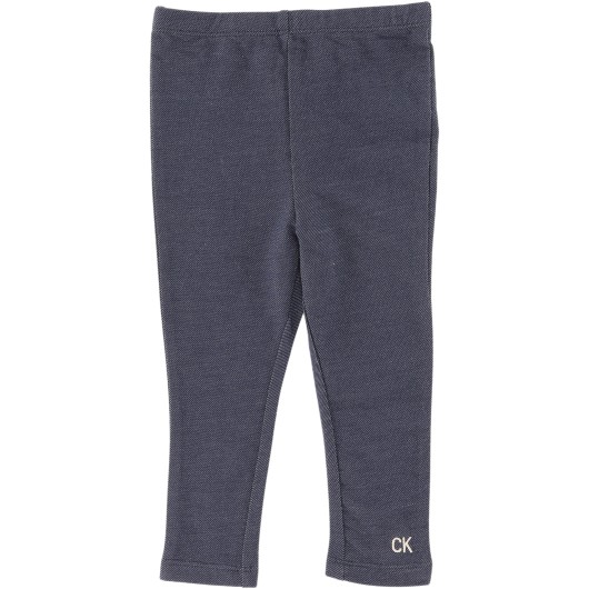 Calvin Klein Girls Blue Tights