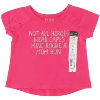 Okie Dokie Girls Pink Short Sleeve