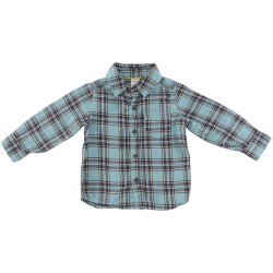 Carter's Girls Blue Plaid Shirt