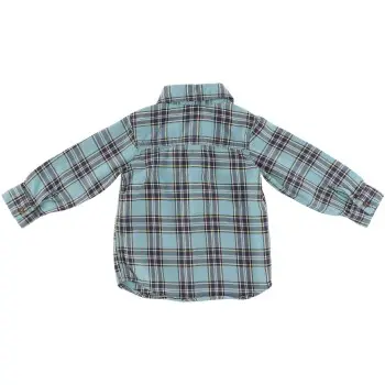 Carter's Girls Blue Plaid Shirt