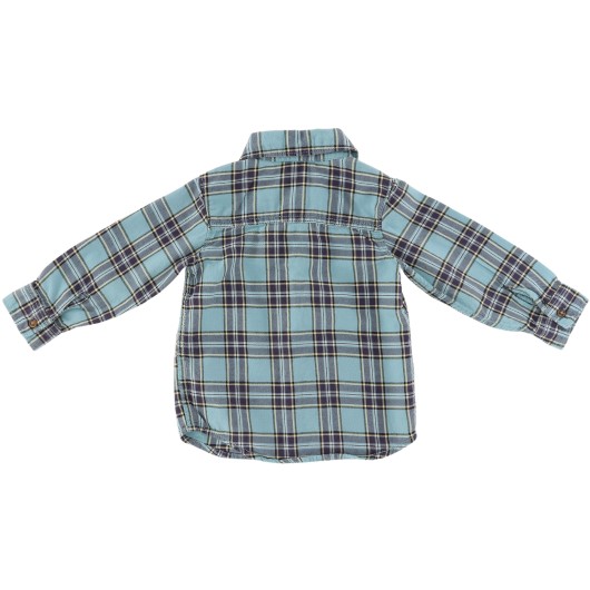 Carter's Girls Blue Plaid Shirt Carter's Girls Blue Plaid Shirt