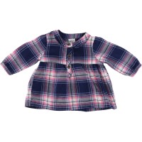 Carter's Girls Blue/Pink Plaid Shirt