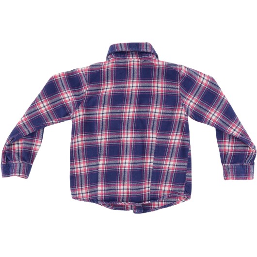 Carter's Girls Purple/Pink Button Shirt Carter's Girls Purple/Pink Button Shirt