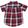 Childrens Place Girls Blue/Red Plaid Shirt