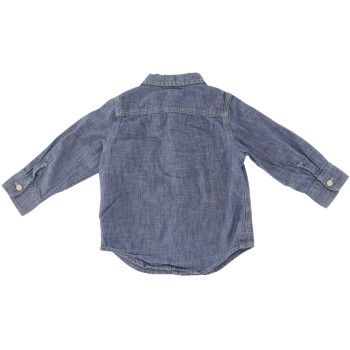 Gap Girls Blue Button Shirt Gap Girls Blue Button Shirt