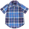 Gap Girls Blue/Pink Plaid Shirt