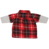 Carter's Gender Neutral Red/Black Plaid Shirt