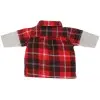 Carter's Gender Neutral Red/Black Plaid Shirt