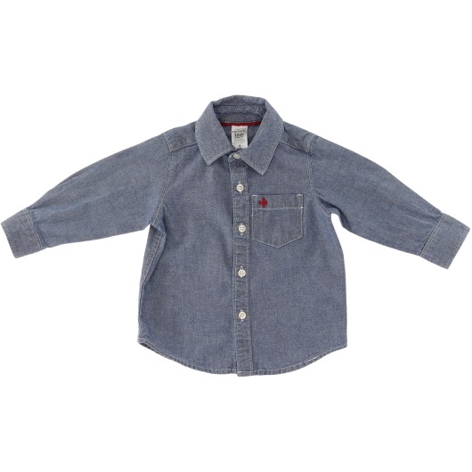 Carter's Gender Neutral Blue Button Shirt
