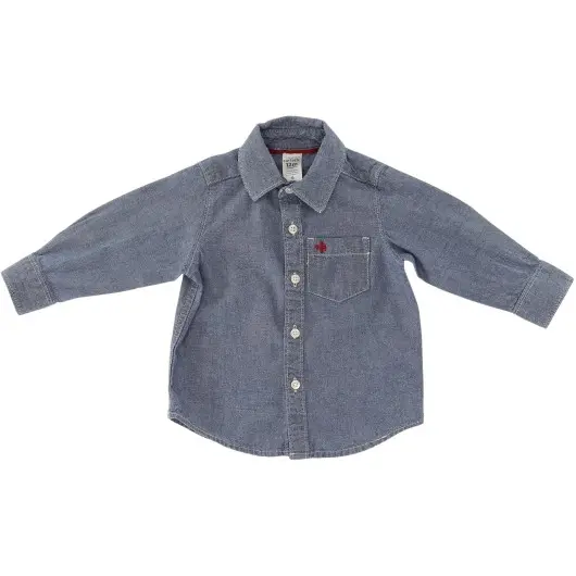 Carter's Gender Neutral Blue Button Shirt