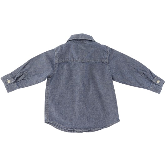 Carter's Gender Neutral Blue Button Shirt Carter's Gender Neutral Blue Button Shirt