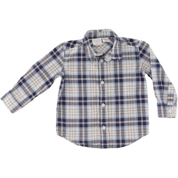 Koala Baby Boutique Girls Blue Plaid Shirt