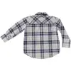 Koala Baby Boutique Girls Blue Plaid Shirt