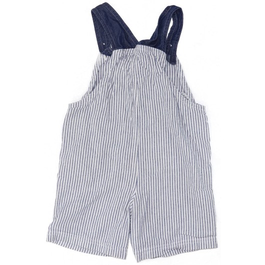Calvin Klein Boys White/Blue Romper Calvin Klein Boys White/Blue Romper