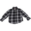 Carter's Boys Black Plaid Shirt