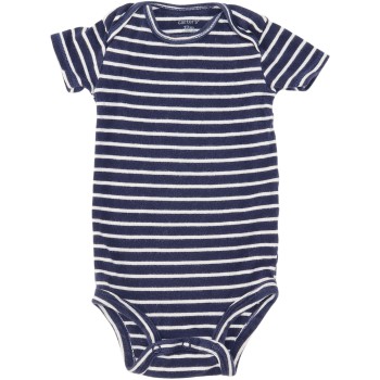 Carter's Gender Neutral Blue/White Onesie