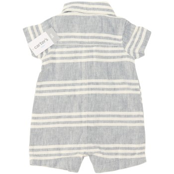 Carter's Boys Blue Romper Carter's Boys Blue Romper