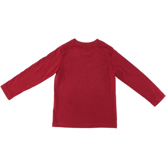 Carter's Boys Burgundy Long Sleeve