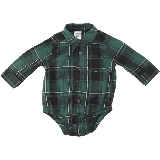 Carter's Boys Green Onesie