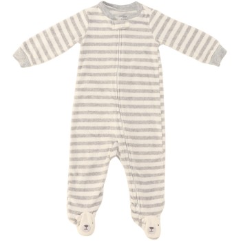Carter's Gender Neutral Grey/White Romper
