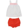 Carter's Girls Orange/White Casual Set